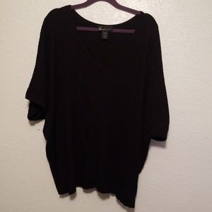 Lane Bryant Black Sweater Short Sleeved 26/28